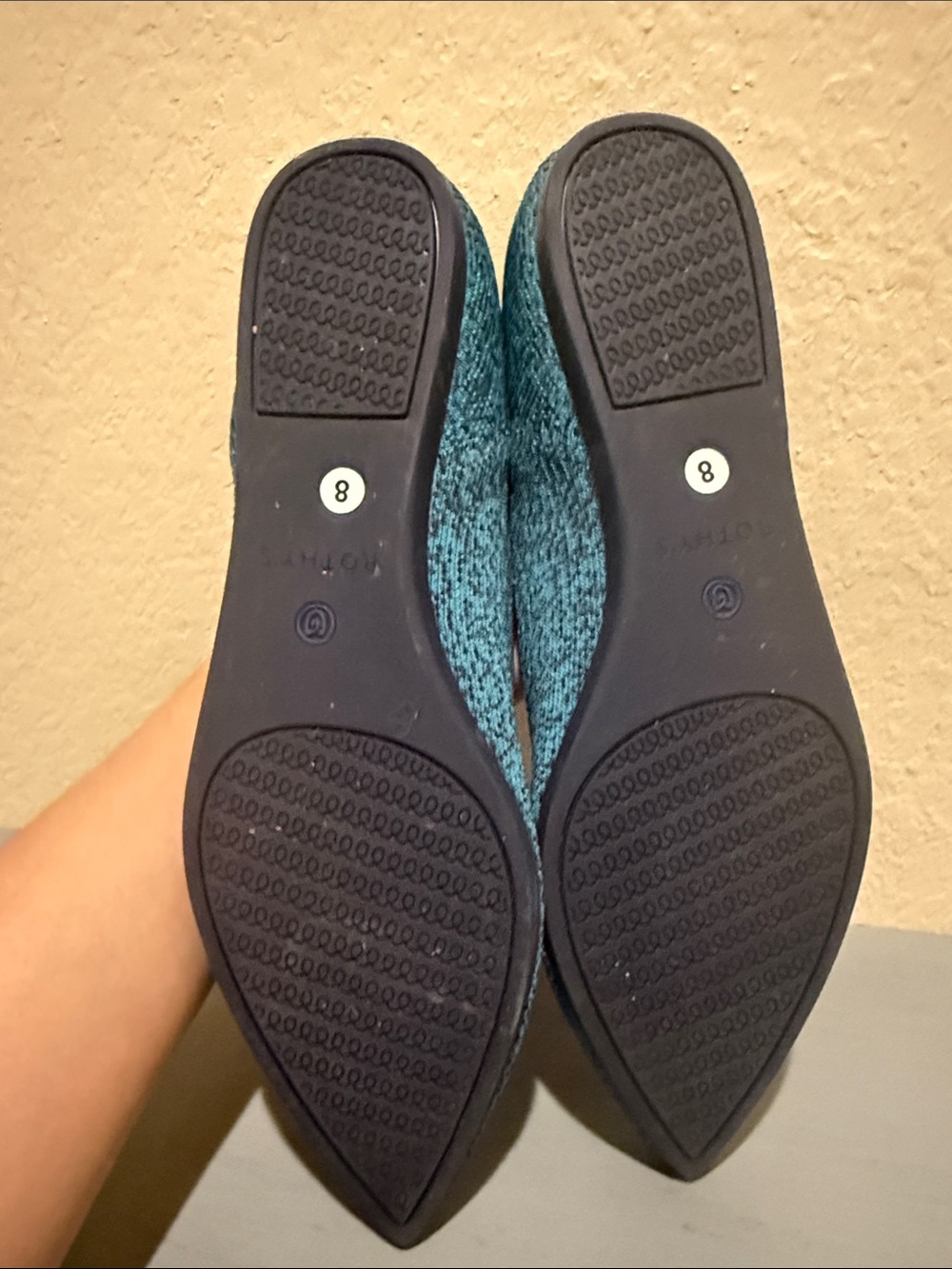 Rothys spruce python points size 8 - Picture 2 of 4
